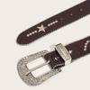 Sexy Waist Belt Jeans Belt PU Studded Diamante Belt Casual Ceinture Punk Modern Belt Street Dance Crystal Belt