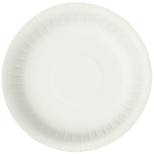 Yamato Bussan Disposable Paper Plates, Commercial Use, 15cm, Pack of 50