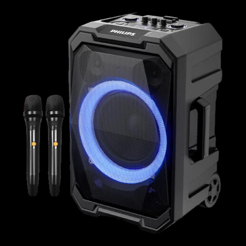 Philips SD617 Portable Bluetooth Trolley Speaker with Karaoke
