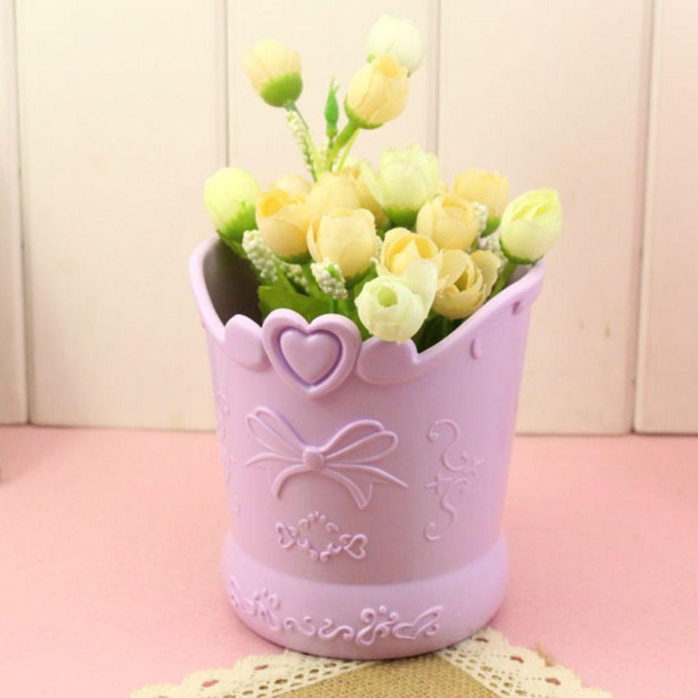 Candy Color Carved Pen Case Large-capacity Makeup Storage Creative Stationery Container Student