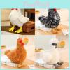 Plush Rooster Toy With Pp Cotton Filling For Childrens Gift And Collection