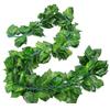 Versatile Ivy Leaf Garland Silk+Plastic Material Fake Vines for Swings, Balconies, and Wall Hangings