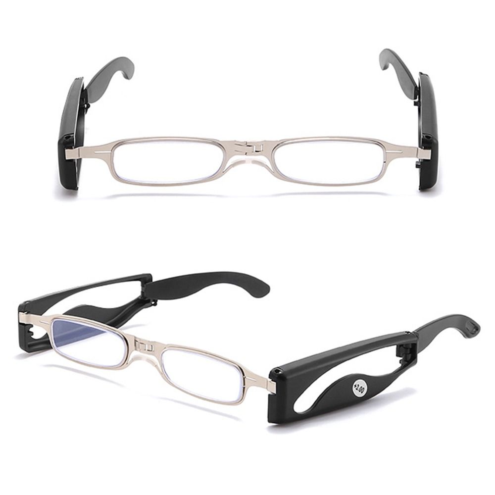 Blue Ray Blocking Anti-Blue Light Reading Glasses 360 Degree Rotating With Neck Strap Hyperopia Glasses Eye Protection
