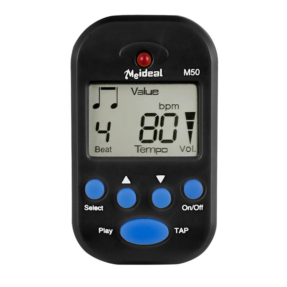 Rechargeable M50 Mini Universal Metronome for Piano, Guitar, Violin, and Guzheng Rhythm.