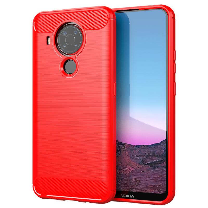 For Cover Nokia 5.4 Case For Nokia 5.4 Soft TPU Bumper Carbon Fiber Phone Case For Nokia 2.2 4.2 3.4 5.3 6.2 7.2 8.3 5.4 Fundas