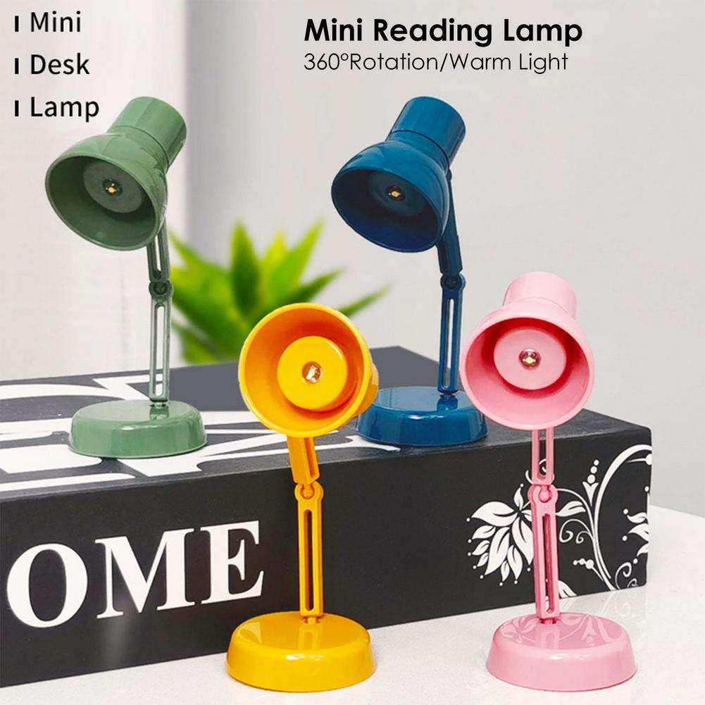 LED stolní lampa Mini skládací lampičky na noční čtení pro domácí pokoj Počítač Notebook Notebook Stůl Noční světla Ochrana očí