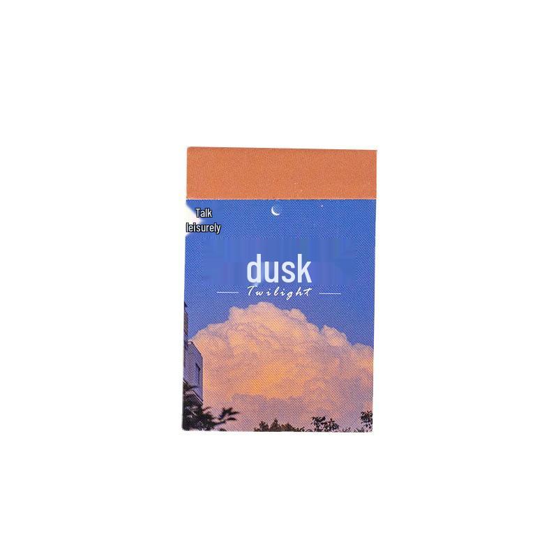 Yuxian Sky Island Series Headscarf Stickers: 50 Sheets of Artistic Fresh Romantic Journal Material in 6 Styles.