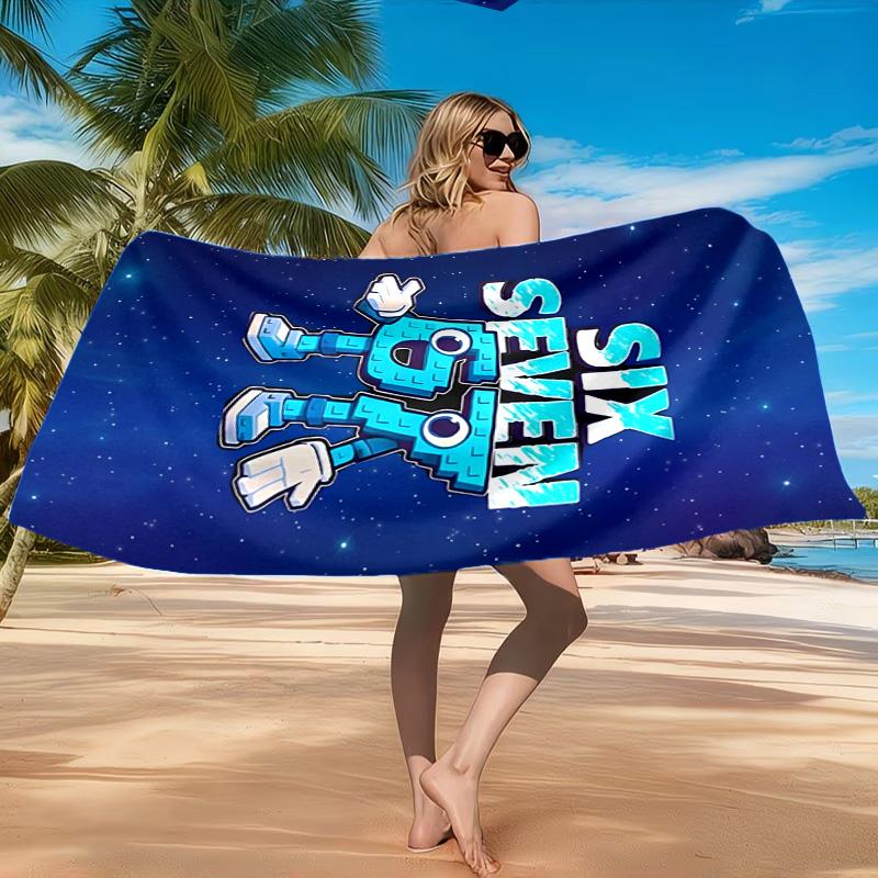 Weltraumabenteuer mit Six Seven 67 Strandtuch, Schnelltrocknend, Pflegeleicht, Geeignet für Fitness und Strandurlaub, Sport-Essential