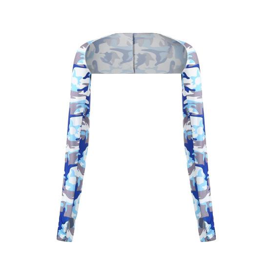 Sciarpa Manica a Braccio Anti-UV Ampia Applicazione Poliestere Comoda da Indossare Coprispalle Fresco Forniture per Esterni