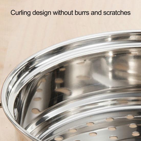 Lower Cooking Long-lasting Durable Food Grade Stainless Steel Buns Steamer Vegetable Steamer
