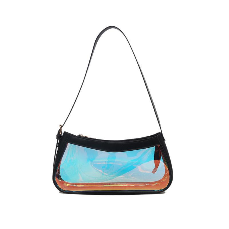 Underarm Shoulder Transparent Bag For Daily Use Handbag Outdoor Fashion Gift