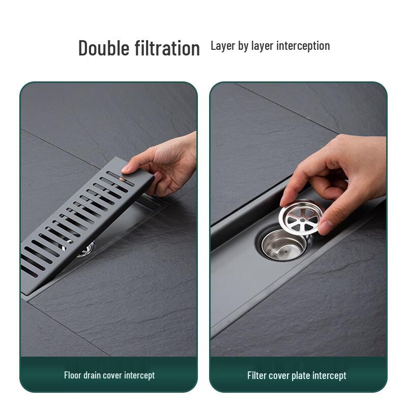 304 Stainless Steel Linear Shower & Bathroom Floor Drain
