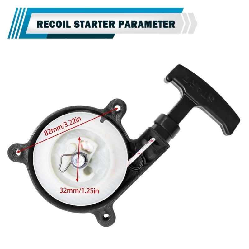 Blower Starter Recoil Assembly With Ergonomic T Handle Recoil Starter Assembly 42031900405 For Easy Maintenance