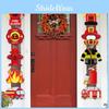 Cartoon Protection Fire Theme Birthday Party Decor Door Hanging For Event Kids