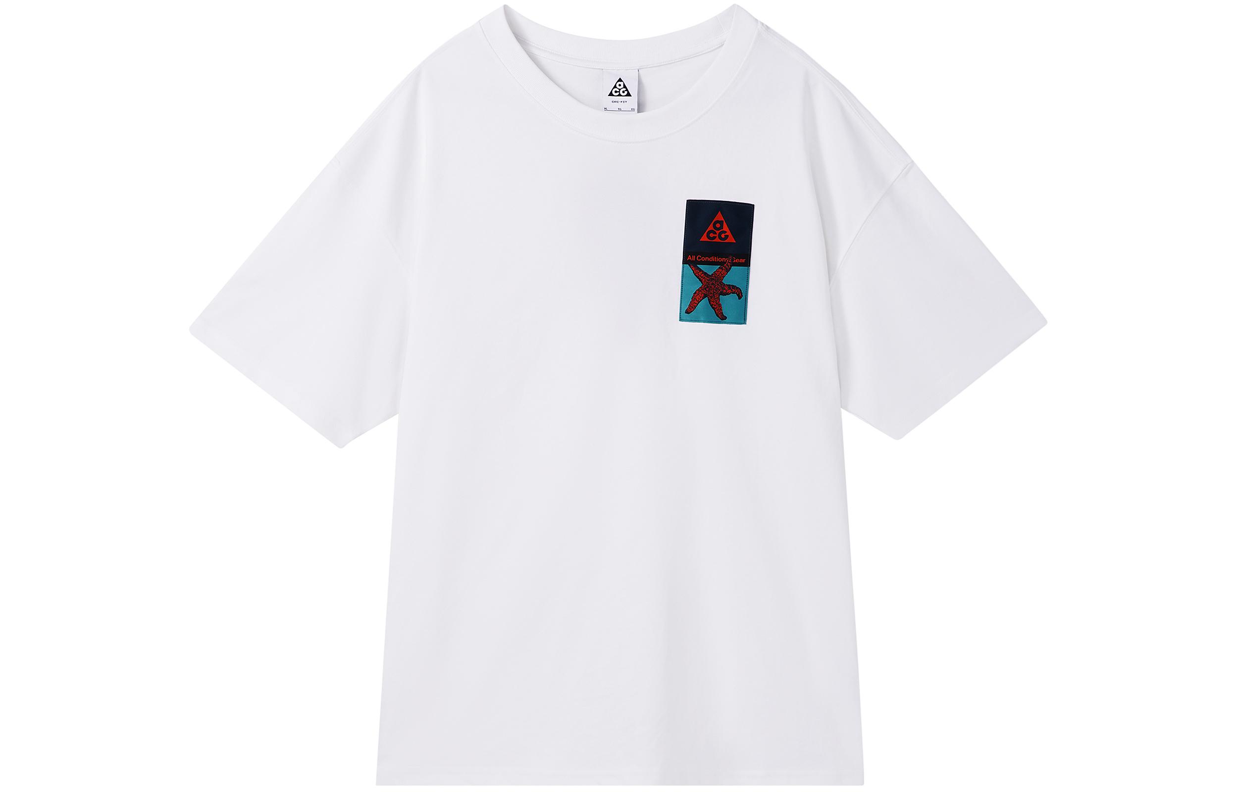 Nike Drop Shoulder Sleeve T Shirt Men s White DX9444-100 S