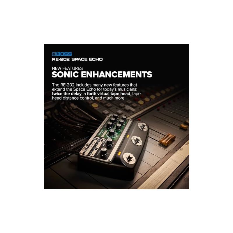 BOSS RE-202 Space Echo, Echo Delay, Reverb, Guitar Effect Pedal