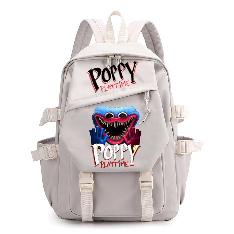 Poppy Waterproof Women's Backpack Girl Schoolbag Large Capacity Travel Leisure Shoulder Bag