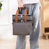 Oxford Double-Layer Insulated Waterproof Lunch Bag for Outdoor Picnics