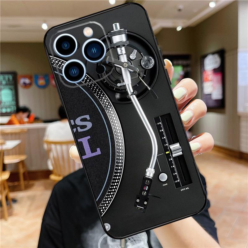 Vinyl-Schallplatte Retro-Hülle Für iPhone 17 16 15 14 13 12 11 Pro Max Mini Plus 16e 17 Air Bumper Hülle Zubehör