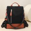 Trendy Korean version of women's backpack, fashionable simple temperament, large-capacity anti-theft backpack, commuter multi-functional women's bag
