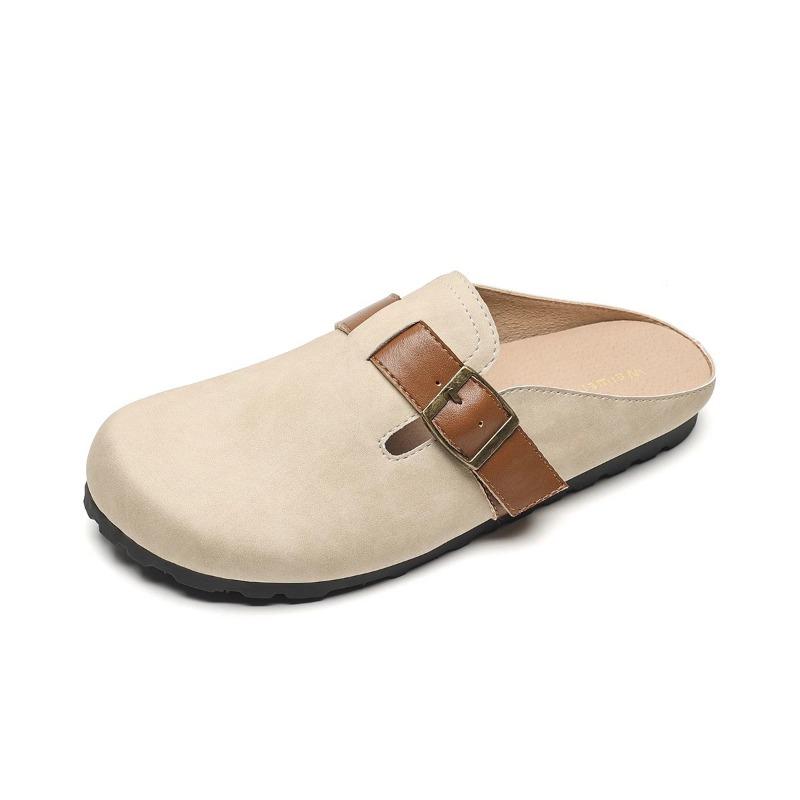 Women's new summer Boken bag head half slippers one pedal lazy shoes large size women's shoes