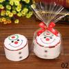 1PC Cute Santa Claus Snowman Christmas Tree Cupcake Towel Baby Shower Washcloths Birthday Party Favors for Guests