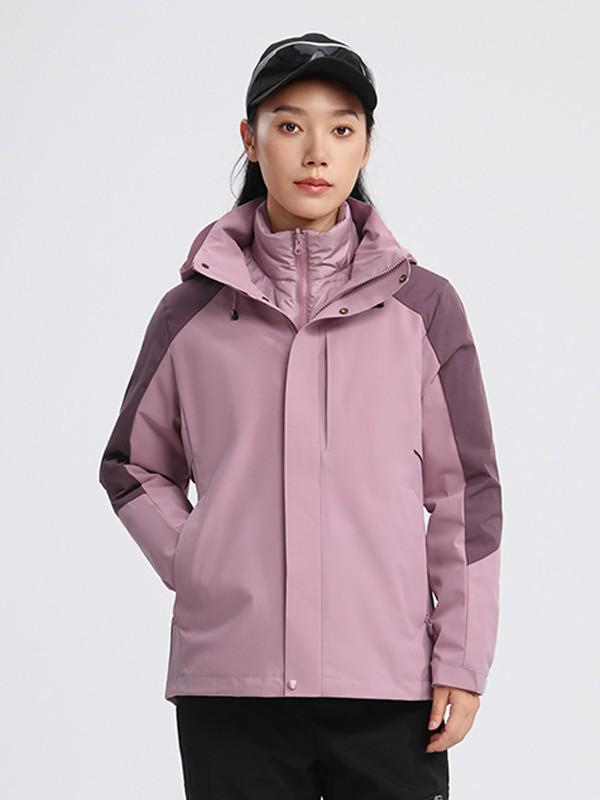 Fully Sealed 3-in-1 Women's Outdoor Ski & Mountaineering Jacket Set