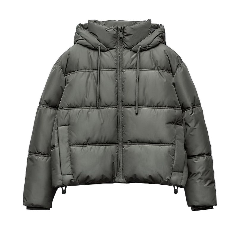 Winter New Arrival South Korea Chic Women's Clothing Thickened Heattech Short Hood Cotton Jacket Outwear 3046223