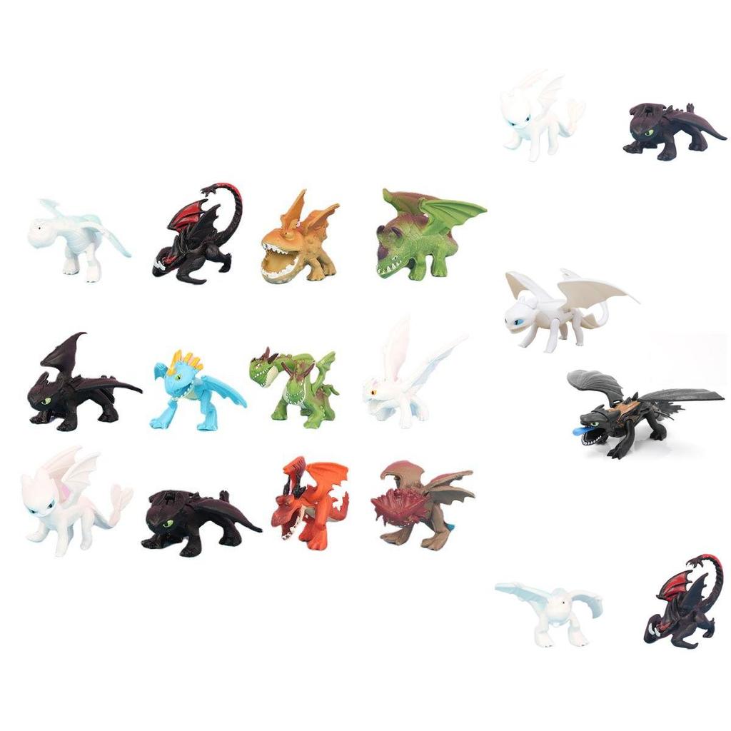 Dreamworks Dragons Figure Collection Mini Toothless Set For Kids And Dragon Trainers Aged 4 And Up