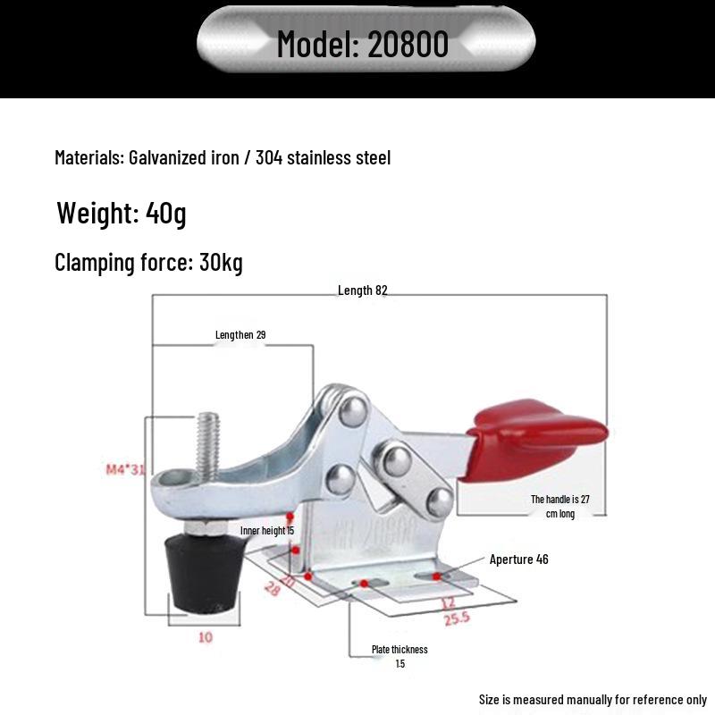 XB-203F Durable Quick Clamp Fixture for Machine Tools