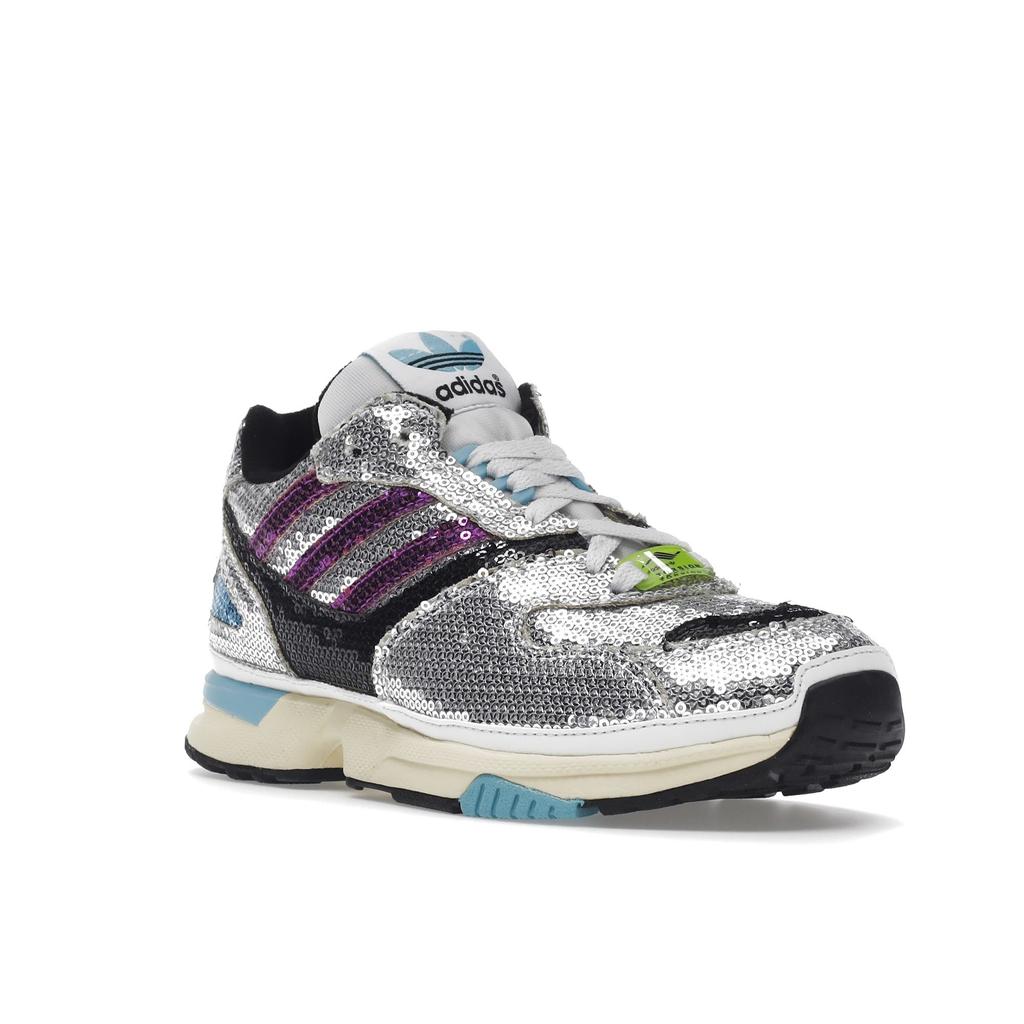 Adidas ZX 4000 Glitter Silver (Womens) Women Sneakers Blue Purple FY4826