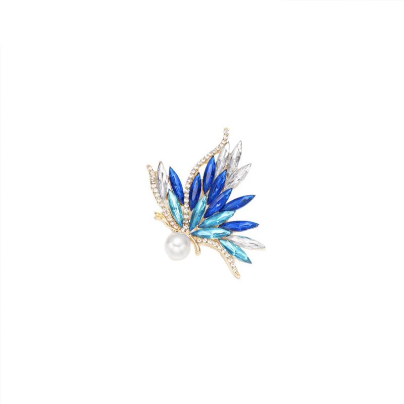 1PC Brooch Pin Luxury Crystal For Women Sparkling Zircon Elegant Butterfly Brooches Rhinestone Jewelry Gift