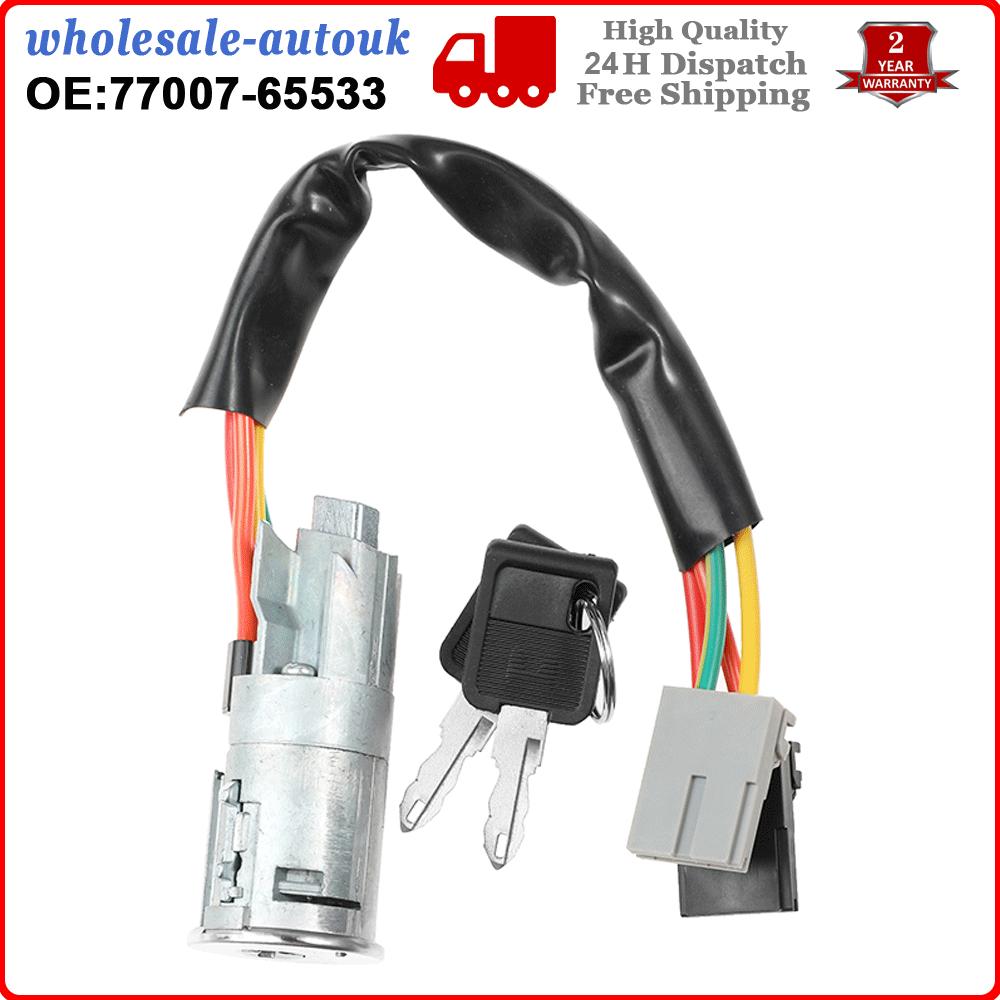 2 Key Ignition Lock Barrel Switch For Opel Primastar Vauxhall Traffic 7700765533