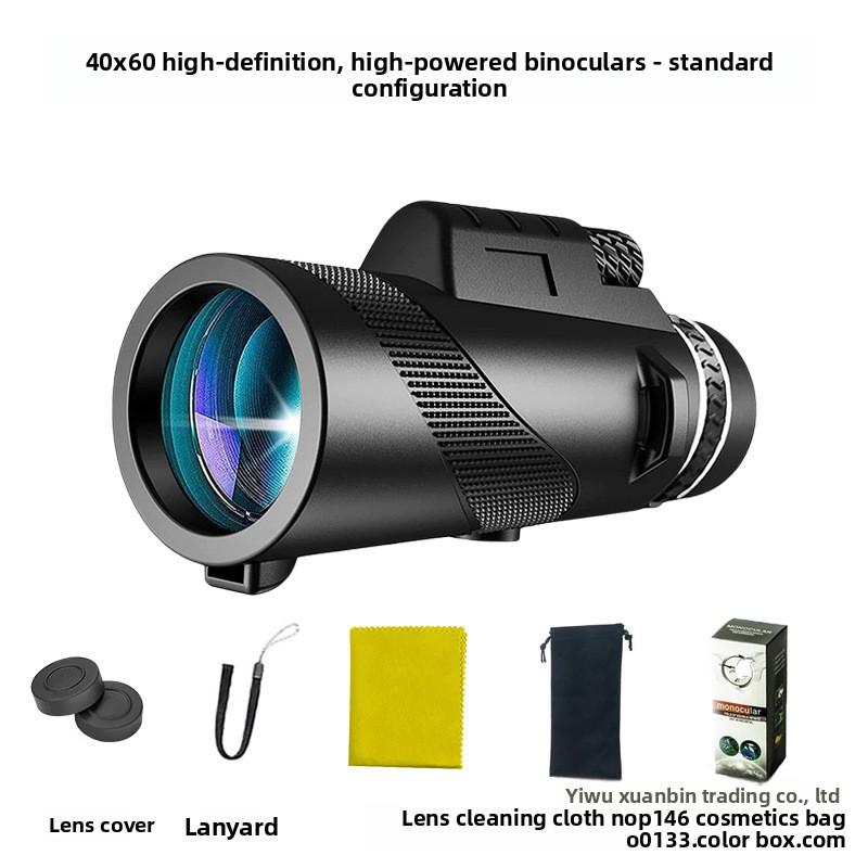 Monocular Telescope High Definition Outdoor Concert Low Light Night Vision 80X100 Telescope