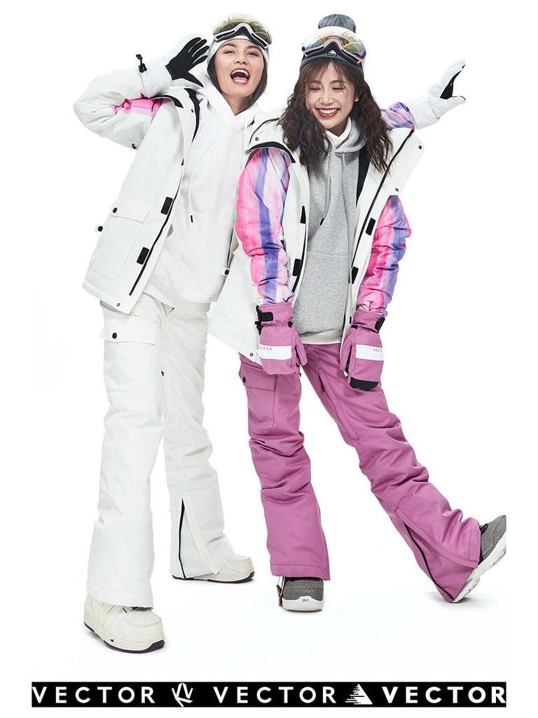 VECTOR Adult Ski Suit: Cold-Proof Winter Windproof Jacket and Pants Set for Men and Women