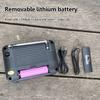 Mini Portable FM AM SW Radio Solar Charging Radios Receiver Wireless Bluetooth Speaker with LED Flashlight Support TF Card USB