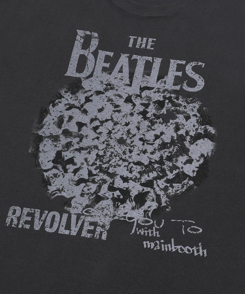 MAINBOOTH [Beatles] Revolver T-Shirt (Charcoal)