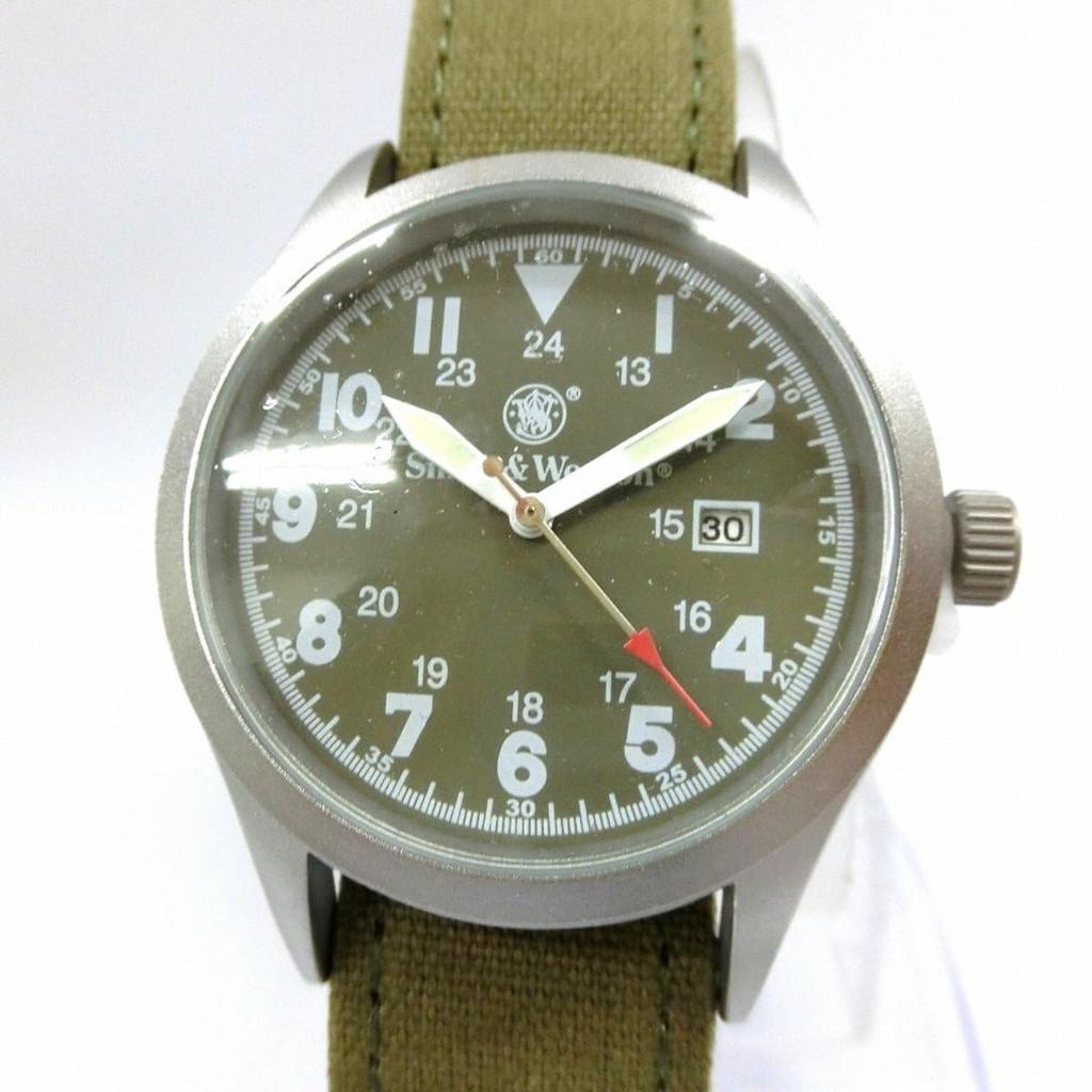 שעון צבאי סמית' אנד וסון [Smith & Wesson] & SWW-1464OD לגברים [פריט]