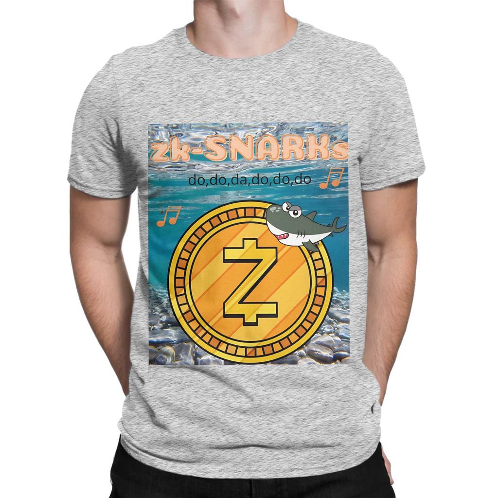 Zcash ZEC zk SNARKs protocol Funny Graphic 100 Cotton TShirt Zcash ZEC Tops Tees For Unisex