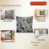 2D Embossed Floral Patterned Cushion Covers For Home Pattern Cushion Cover Suitable For Sofa Bedroom Car Pillow Cover