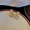 2023 Exquisite Square Zircon Stud Earrings: Trendy, Elegant, and Versatile Fashion Accessory