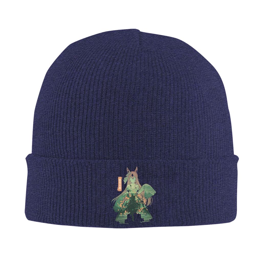 Satono Diamond Uma Musume Anime Knitted Hat Womens Unisexs Skullies Beanies Winter Hat Acrylic Crochet Caps