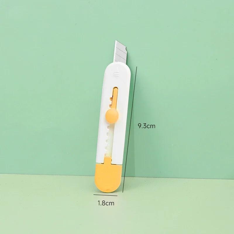 Mini Portable Small Utility Knife Hook Belt Invisible Box Cutting Cutter Office Supplies Cutting Knife Letter Opener Tools