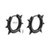 Punk Spike Rivet Hoop Earrings For Women Men Ear Studs Stainless Steel Gothic Hip Hop European And American Earring Jewelry Gift