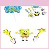 Cute Spongebob Squarepants Cake Toppers For Kids Birthday Party Supplies