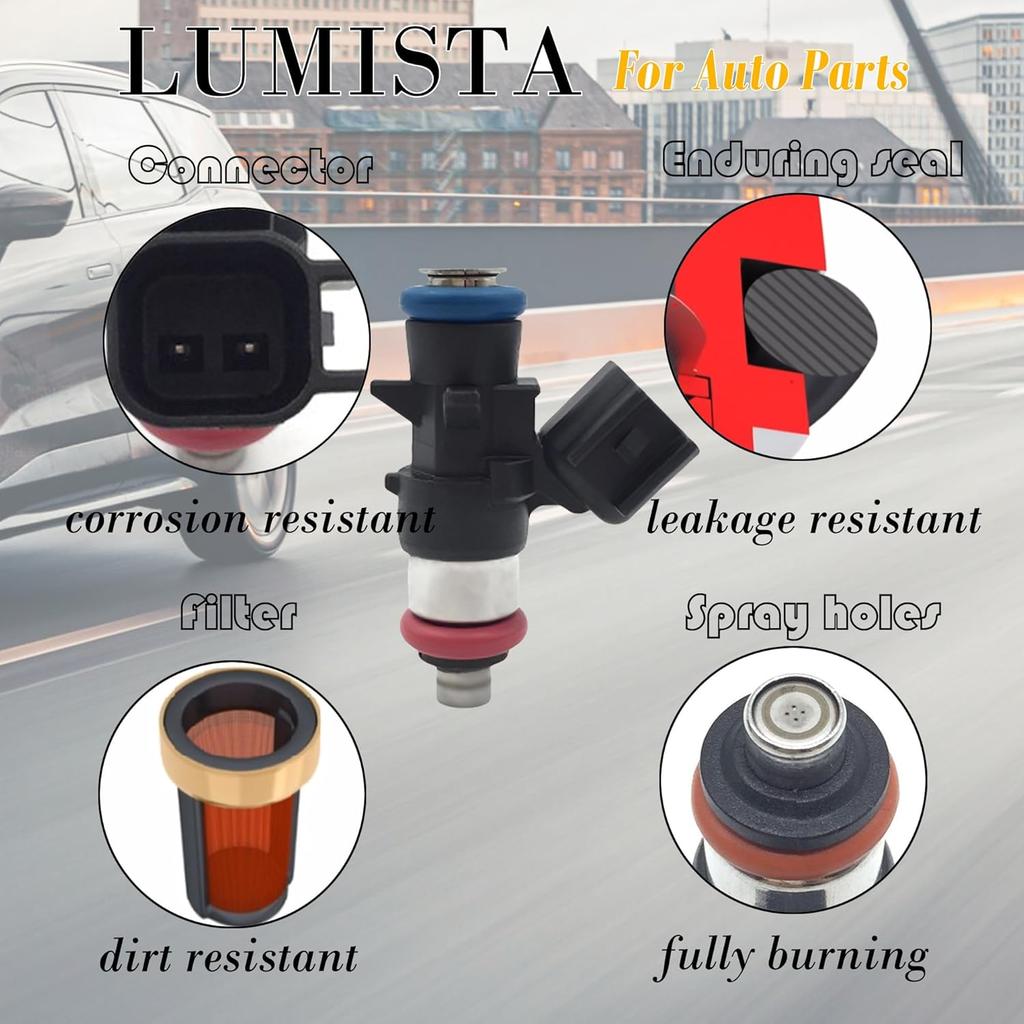 Set of 6 Fuel Injectors Part Number 0280158233 05184085AC 05184085AD