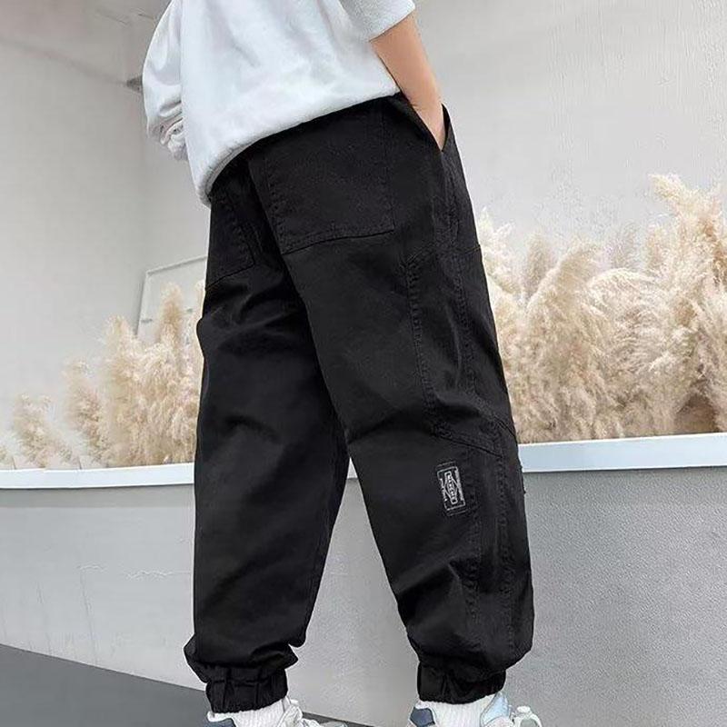 Παιδικά Φθινοπωρινά και Ανοιξιάτικα Παντελόνια Cargo Παντελόνια με Τσέπες Παιδικό Jogger Μεσαία και Μεγάλα Παντελόνια Κολάν Μοτίβο Παντελόνι Φόρμας Παιδικά Αγόρια Casual παντελόνια