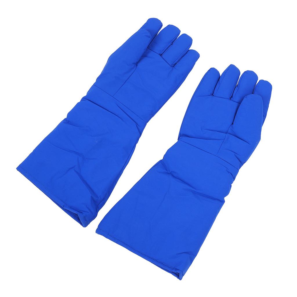 2 Stück LN2-Handschuhe 48 cm 4-lagige Konstruktion Niedertemperaturbeständig Gefrierschutz Flüssigstickstoff-Schutzhandschuhe