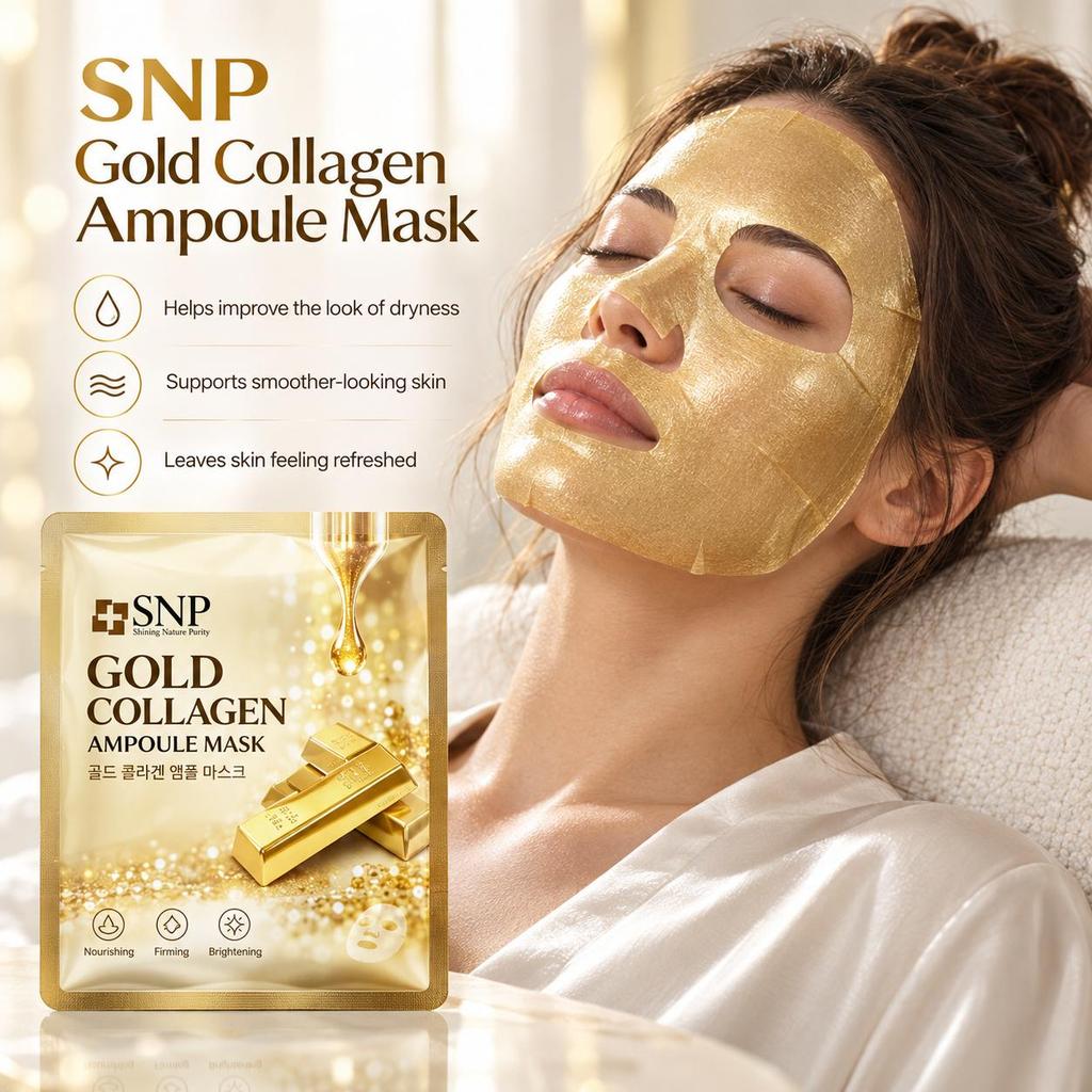 SNP Gouden Collageen Ampul Masker 25ml