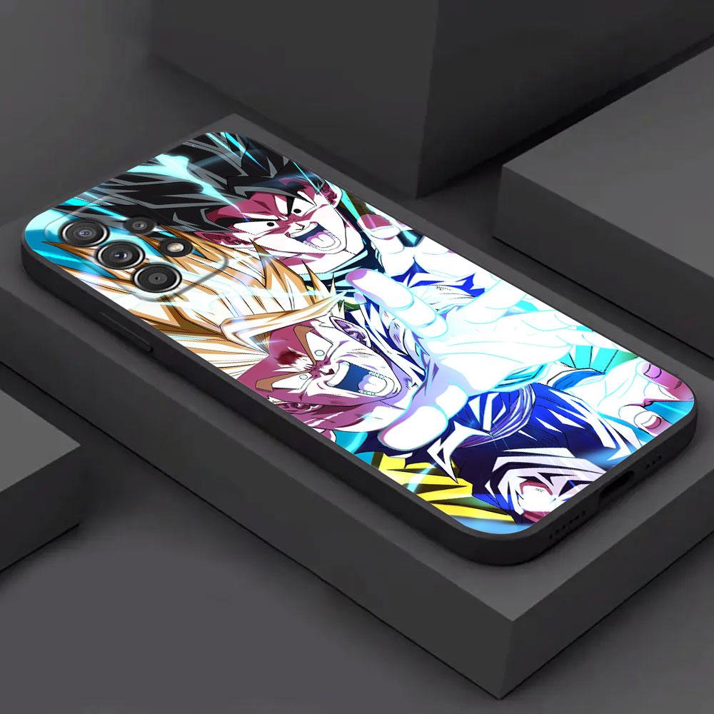 Gogeta Blue Goku Phone Cover Galaxy A56 5G Case For Samsung A57 A37 A55 A36 A26 A17 A07 A35 A34 A53 A54 A52 A73 A72 A32 A33 Case